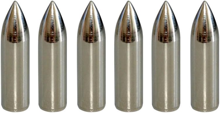 100 Grain Glue on Field Points Archery Replacement Practice Target Arrow Tips 12 Pack - V1259-DP01-A-5375
