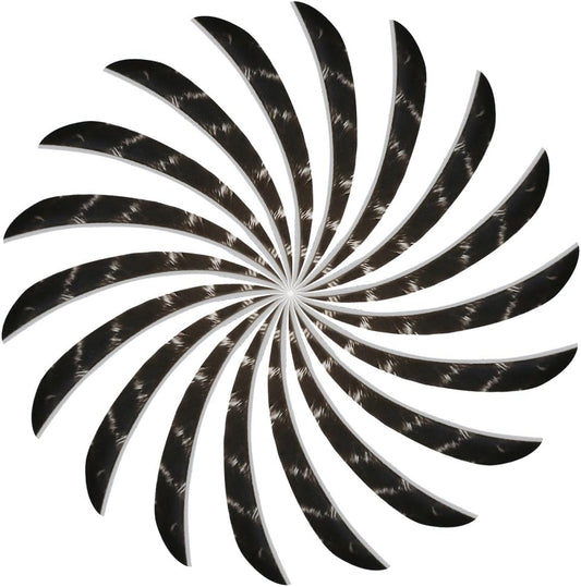 50pcs Turkey Feather Fletching 4'' / 5'' Right Wing Drop-Shaped Arrow Fletches Feathers Vanes for DIY Hunting V1259-DP01-A-5376