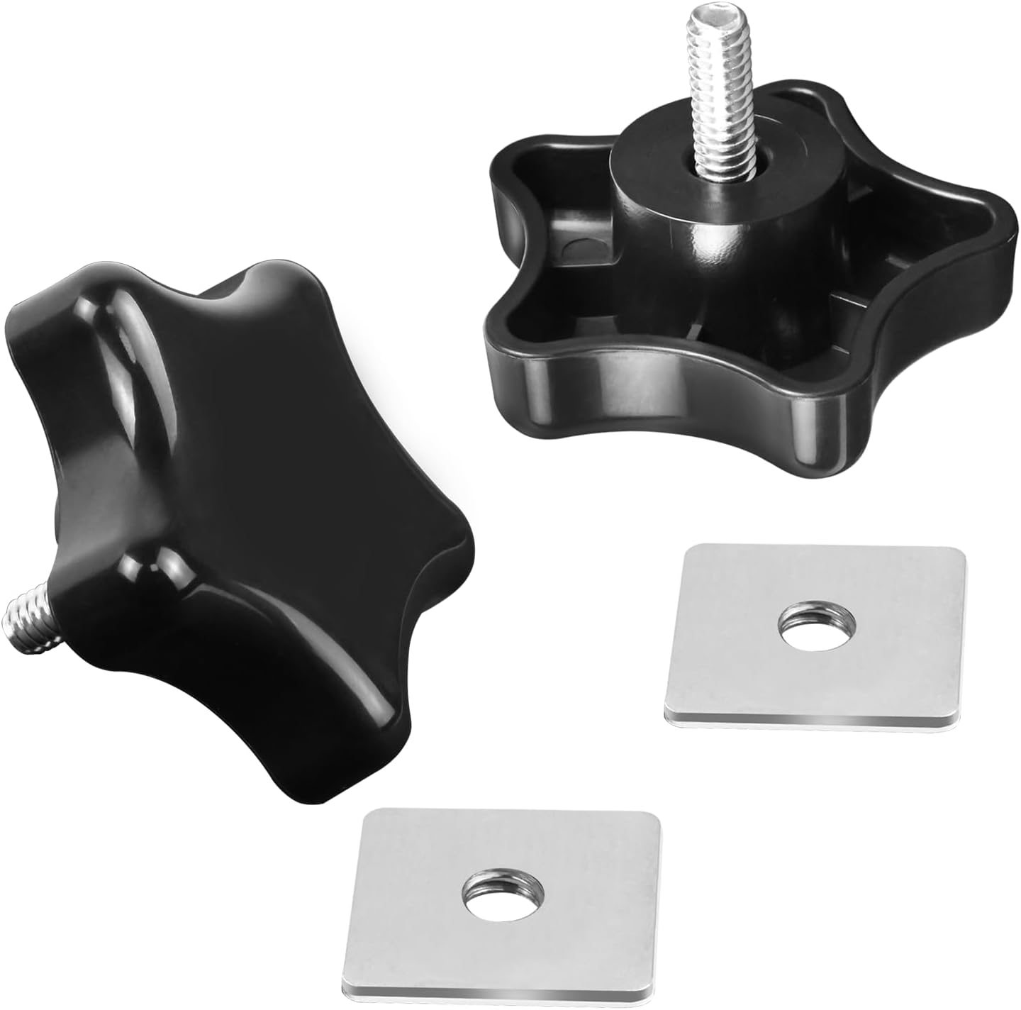 901022 Black RV Awning Brace Knob or Rafter Locking Knobs with Clamp fit Camper/RV/Motorhome - V1259-DP01-A-5379