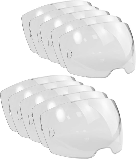 10 Pack 0700000802 Clear Front Cover Lens Compatible with Sentinel A50 Welding Helmet,3.93" x 2.36" Viewing V1259-DP01-A-5386