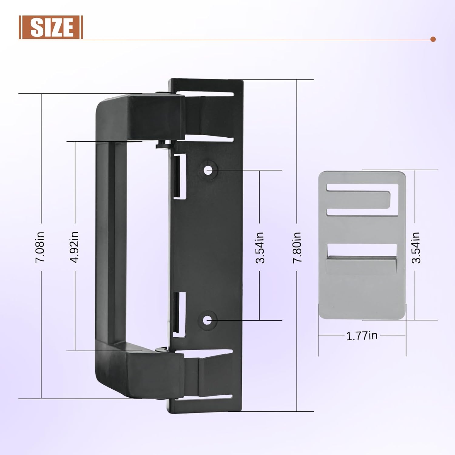 3316882900 RV Refrigerator Door Handle Replacement,Fridge Compatible with Dometic Camper Refrigerator,Fit for V1259-DP01-A-5403