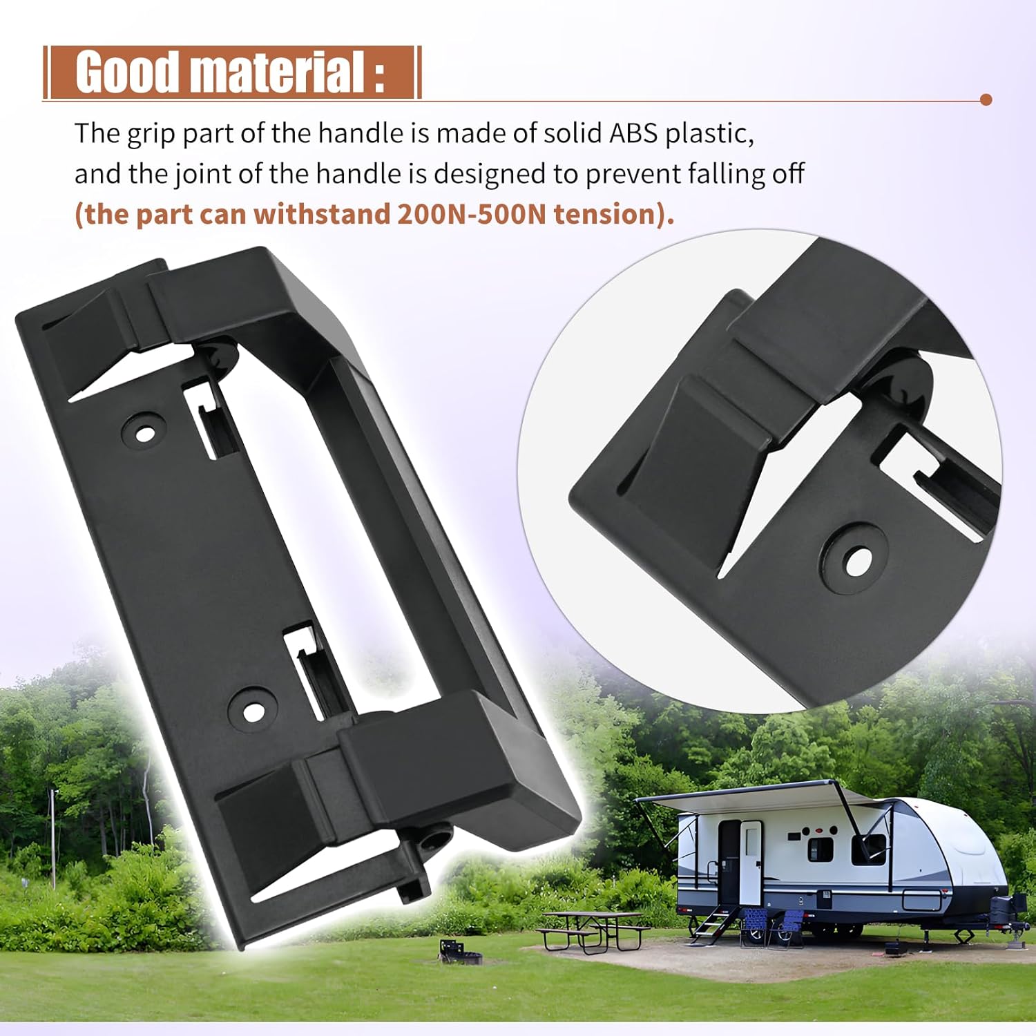 3316882900 RV Refrigerator Door Handle Replacement,Fridge Compatible with Dometic Camper Refrigerator,Fit for V1259-DP01-A-5403