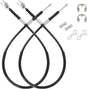 Club Car DS Brake Cable Kit Stainless Steel Core 2000-Up 102022101 Driver & Passenger Side Cables - V1259-DP01-A-5420