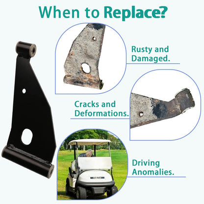 Control Arm Delta A-Plate for 2004+ Club Car Precedent & 2018-up Tempo Golf Carts 102287301/103388501 V1259-DP01-A-5422