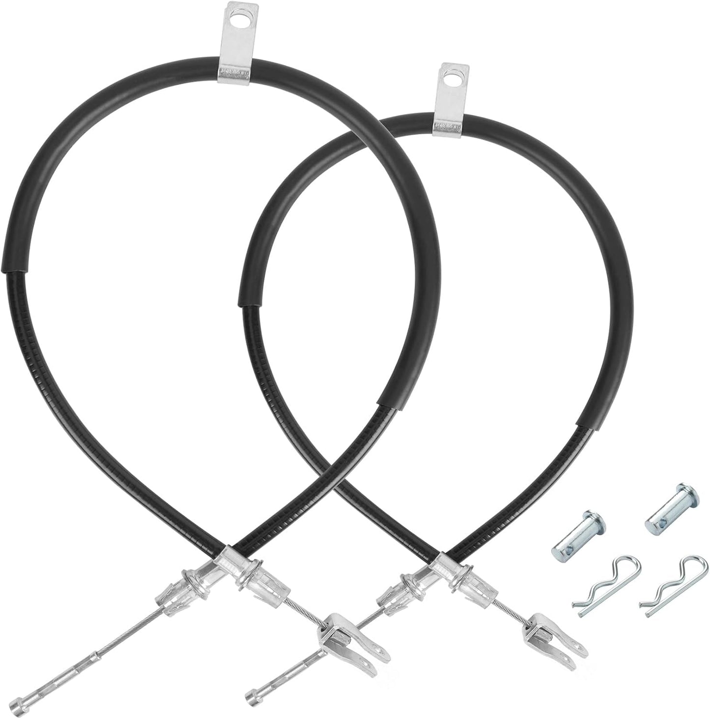 2PCS Club Car Precedent Brake Cable Stainless Steel Core Driver & Passenger Side 2004+ G&E Golf Cart - V1259-DP01-A-5424
