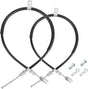 2PCS Club Car Precedent Brake Cable Stainless Steel Core Driver & Passenger Side 2004+ G&E Golf Cart - V1259-DP01-A-5424