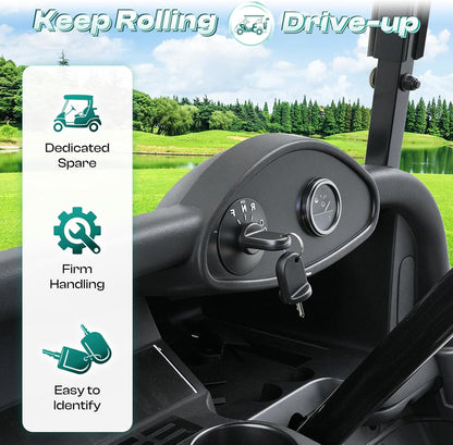 Golf Cart Ignition Keys Suitable for 2008-Up EZGO RXV, 10 PCS - V1259-DP01-A-5425