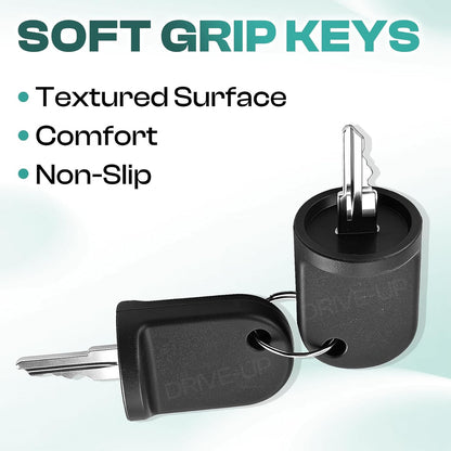 Golf Cart Ignition Keys Suitable for 2008-Up EZGO RXV, 10 PCS - V1259-DP01-A-5425