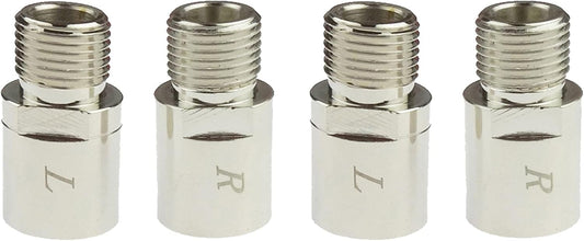 Bike Pedal Extenders, Fit 9/16 inch Spindle Pedals Bike, Extend by 20mm/0.79inch V1259-DP01-A-543