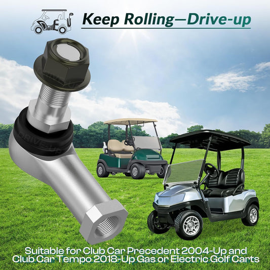 Club Car Tie Rod Ends, Precedent End Set Fits for 2004-Up and Tempo 2018-Up Gas or Electric Golf Carts, OEM V1259-DP01-A-5433