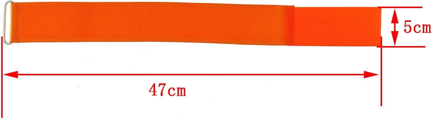 4 Pack 3 Legged Race Bands Colorful Firm Elastic for Outdoor Fun (4) V1259-DP01-A-545