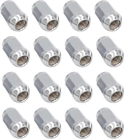 Golf Cart Chrome Lug Nuts Suitable for Yamaha/GEM Models 12MMx1.25-Pack of 16 - V1259-DP01-A-5455