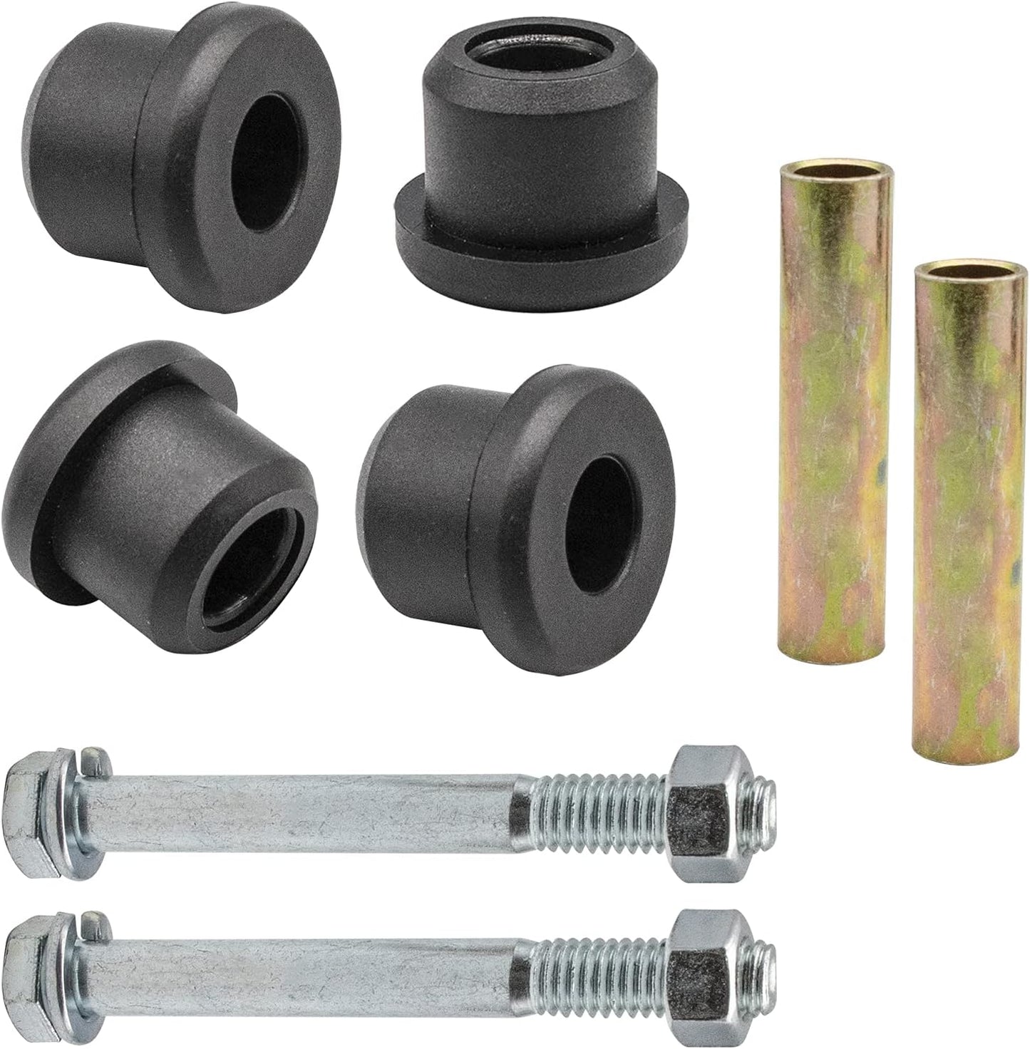 Front or Rear Leaf Spring for Club Car DS Golf Cart, Polyurethane Bushing and Sleeve Screw Kit, OEM 1015583 V1259-DP01-A-5456