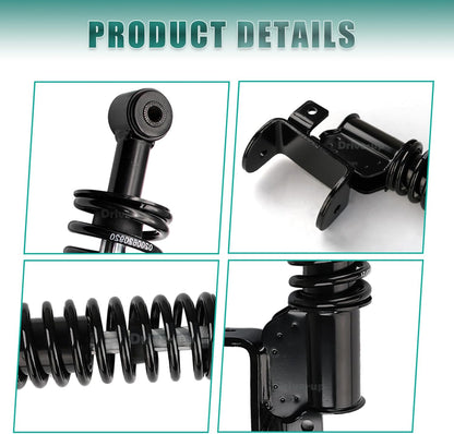 Golf Cart Front Shock Strut Assembly, EZGO Driver Side and Passenger Shocks Fits for RXV 2008-Up Carts, OEM V1259-DP01-A-5457
