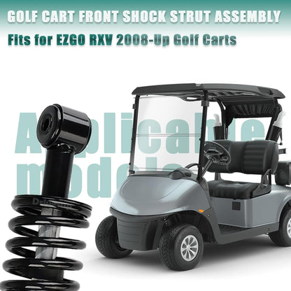 Golf Cart Front Shock Strut Assembly, EZGO Driver Side and Passenger Shocks Fits for RXV 2008-Up Carts, OEM V1259-DP01-A-5457