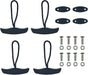 2/4/8 Pack Kayak Handles Replacement Accessories with Cord and Pad Eyes Screws V1259-DP01-A-546
