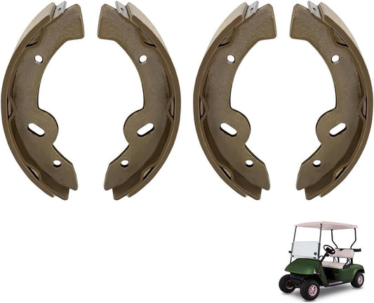 Golf Cart Brake Shoes for EZGO Medalist TXT 1997-Up, Workhorse 1996-Up, Yamaha G14-G22 94-06 Models OEM V1259-DP01-A-5464