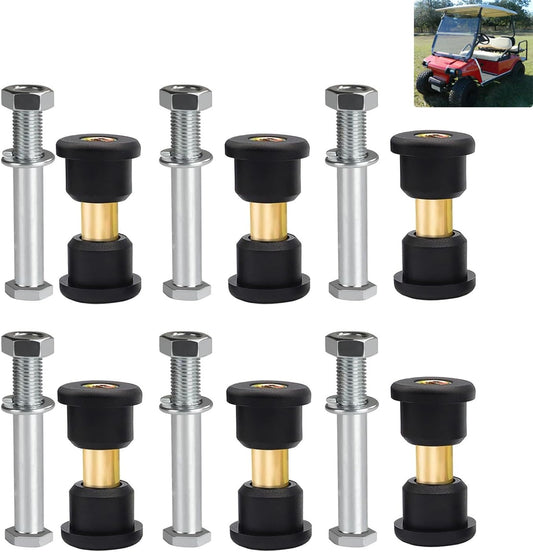 Rear Leaf Spring for Club Car DS, Polyurethane Bushing and Sleeve Screw Kit DS 1992-Up Golf Carts, OEM V1259-DP01-A-5467