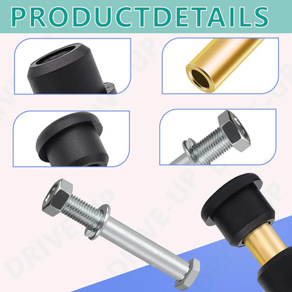 Rear Leaf Spring for Club Car DS, Polyurethane Bushing and Sleeve Screw Kit DS 1992-Up Golf Carts, OEM V1259-DP01-A-5467