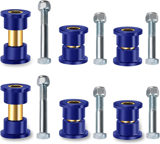 Club Car DS Bushings and Sleeve Kit, Polyurethane Kit Fits for Front Upper A Arm Suspension 1992-up Models, V1259-DP01-A-5468