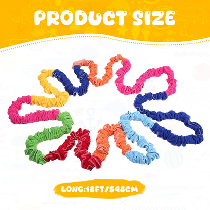 18ft Elastic Fleece Cooperative Stretchy Band Integrations Dynamic Movement Exercise Latex Creative Prop for V1259-DP01-A-5495