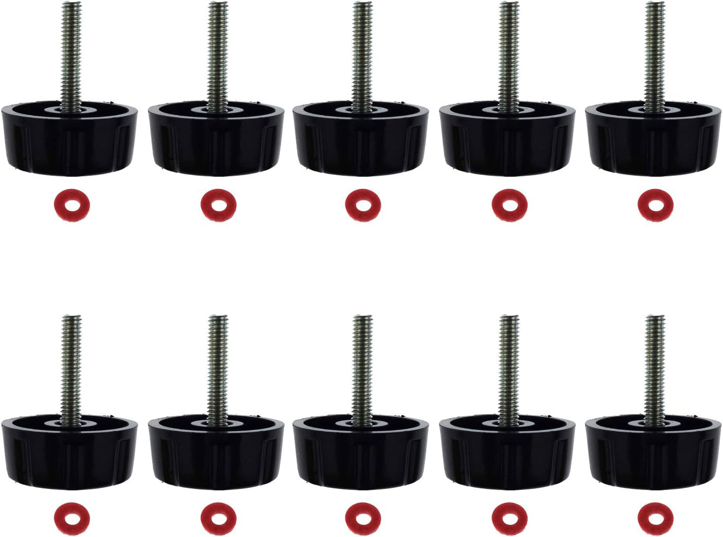 10 Pack Screws Nuts Caps for Fishing Spinning Reels Knob Power Handle Grip V1259-DP01-A-550