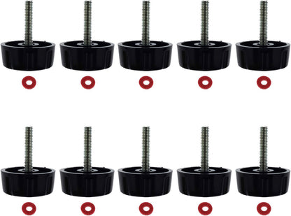 10 Pack Screws Nuts Caps for Fishing Spinning Reels Knob Power Handle Grip V1259-DP01-A-550