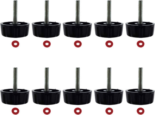 10 Pack Screws Nuts Caps for Fishing Spinning Reels Knob Power Handle Grip V1259-DP01-A-550