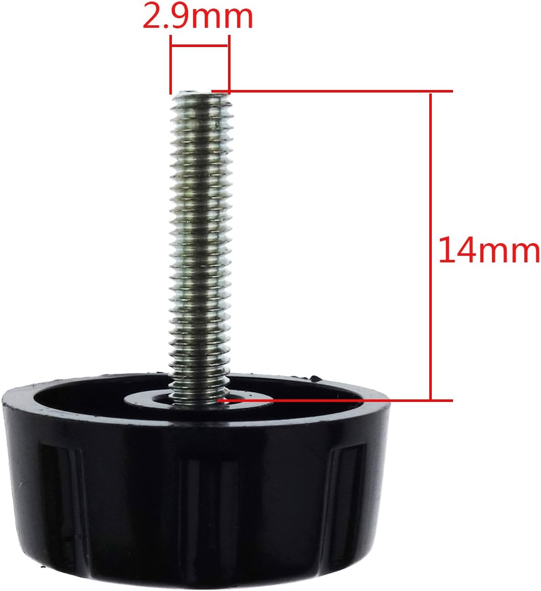 10 Pack Screws Nuts Caps for Fishing Spinning Reels Knob Power Handle Grip V1259-DP01-A-550