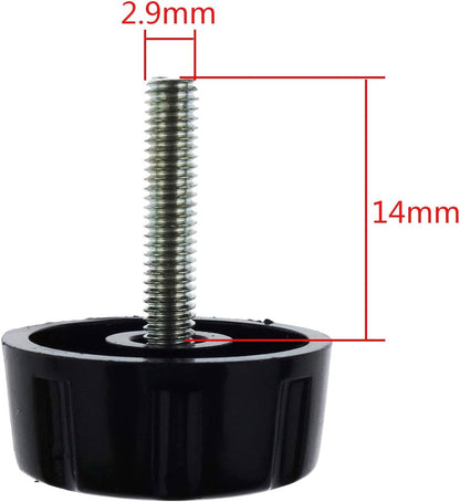 10 Pack Screws Nuts Caps for Fishing Spinning Reels Knob Power Handle Grip V1259-DP01-A-550