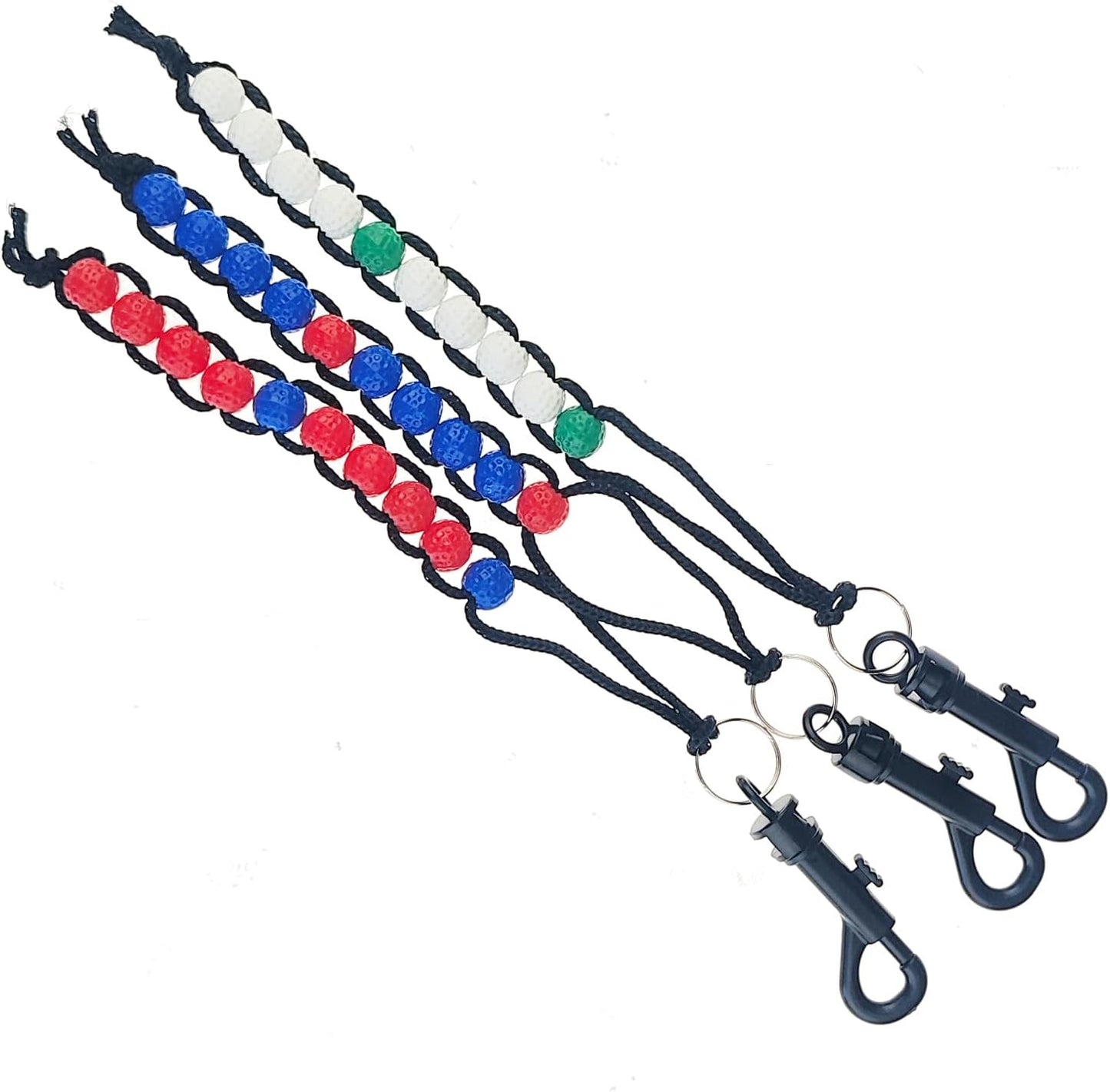 3/6/10/15 Pack Golf Bead Counter Stroke with Clip V1259-DP01-A-553