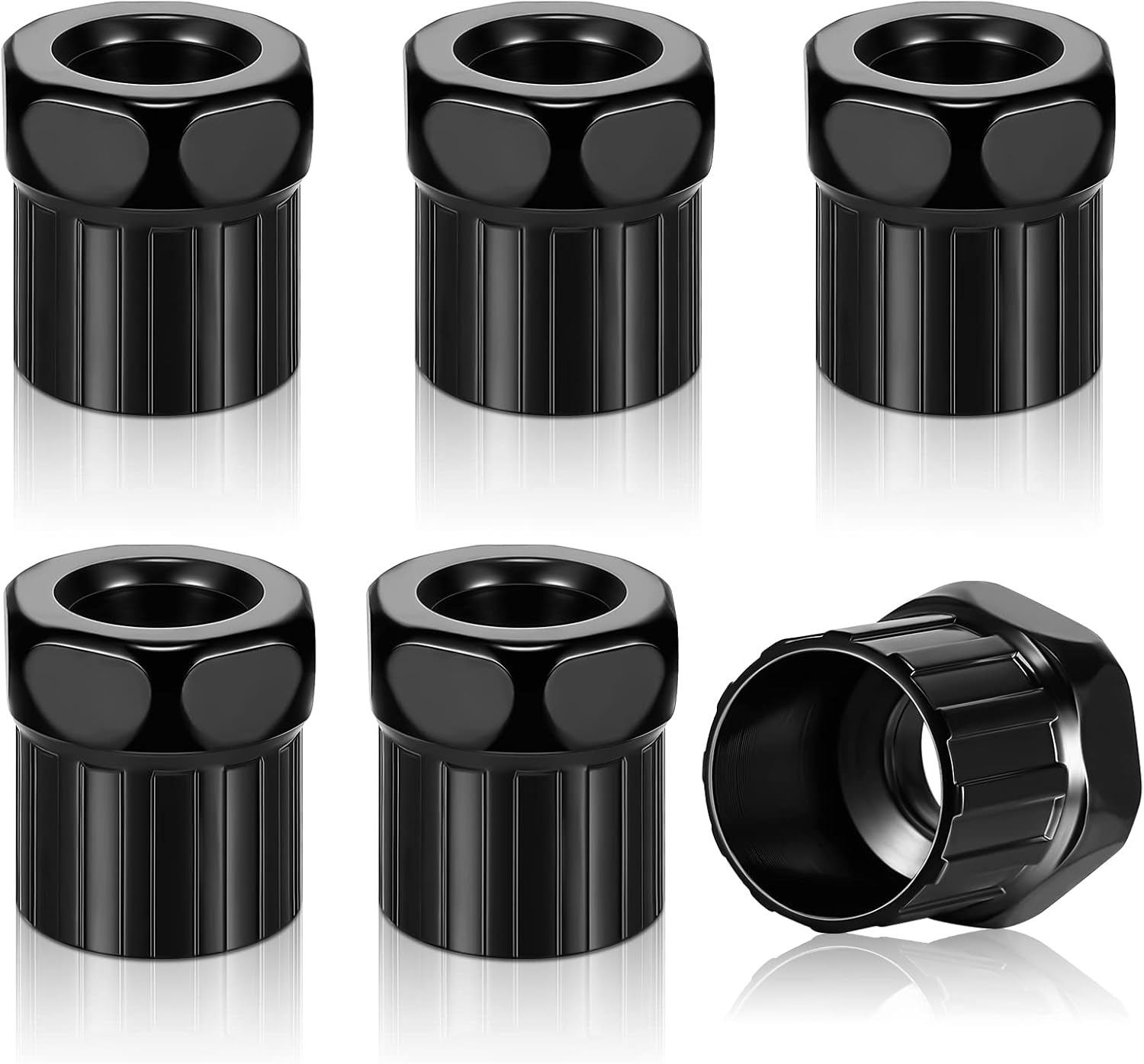 6 Pcs Bike Freewheel Remover Mountain Cassette Removal Tool Black Lockring for Repairing - V1259-DP01-A-5545