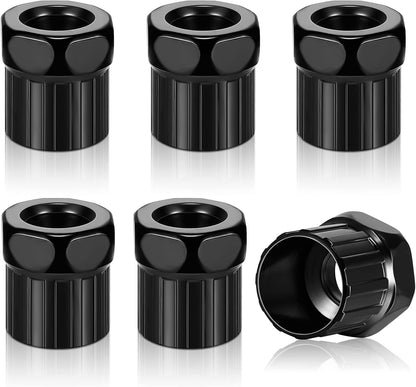 6 Pcs Bike Freewheel Remover Mountain Cassette Removal Tool Black Lockring for Repairing - V1259-DP01-A-5545