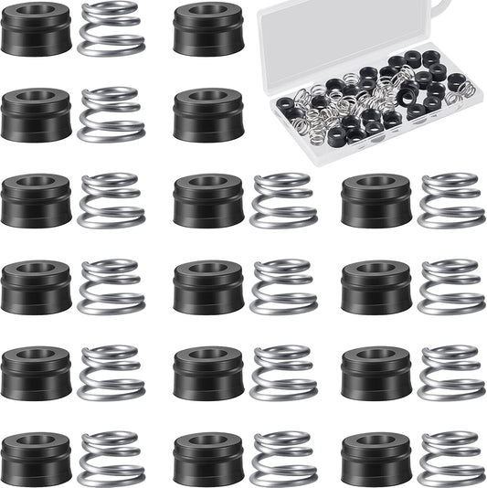 36 Pairs RP4993 Replacement Seats and Springs Faucet Repair Kit Rp4993 Compatible with Rod Replacement, Black V1259-DP01-A-5560