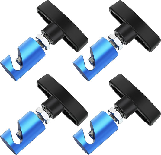 4 Pcs Car Hood Prop Struts Clamp, 0.55 Inch Tool, Adjustable Lifting Clip, Aluminum Lift Support Spark Plug V1259-DP01-A-5577
