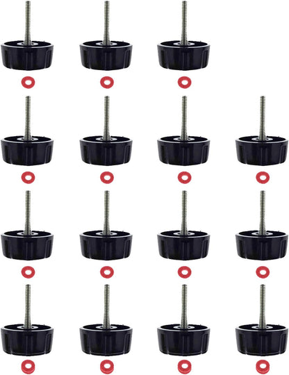 15 Pack Screws Nuts Caps for Fishing Spinning Reels Knob Power Handle Grip V1259-DP01-A-559