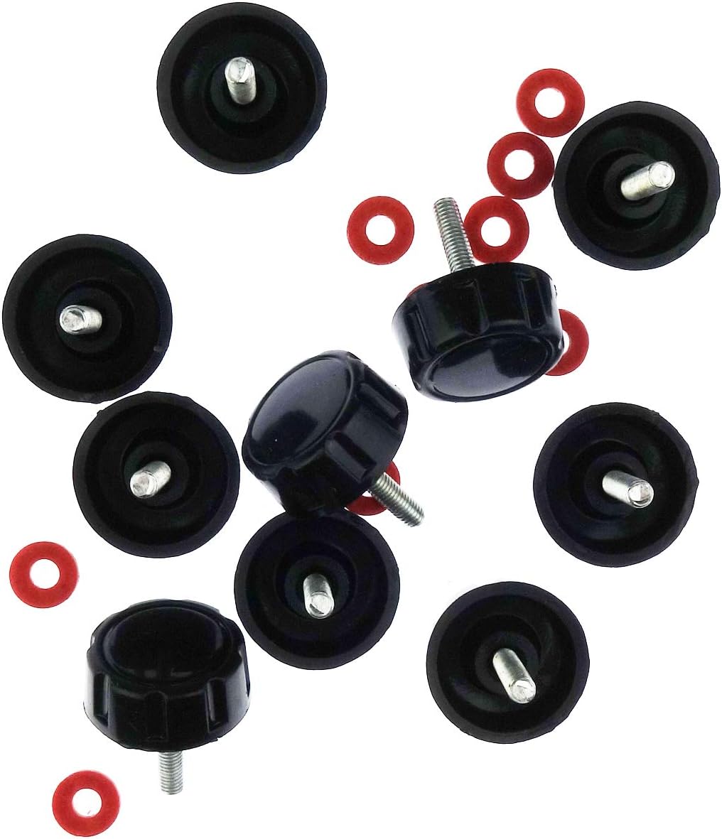 15 Pack Screws Nuts Caps for Fishing Spinning Reels Knob Power Handle Grip V1259-DP01-A-559