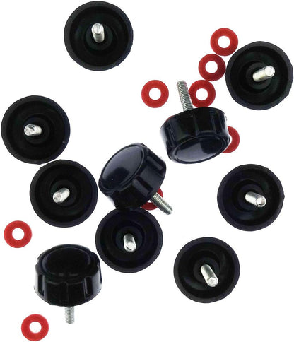 15 Pack Screws Nuts Caps for Fishing Spinning Reels Knob Power Handle Grip V1259-DP01-A-559