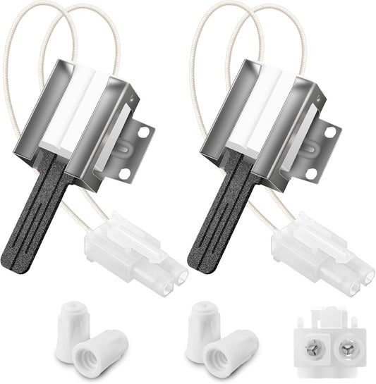2 Pack Gas Range Oven Igniter, Compatible with Frigidaire Crosley Tappan 316489400 316489403 316428500 IG94 V1259-DP01-A-5597