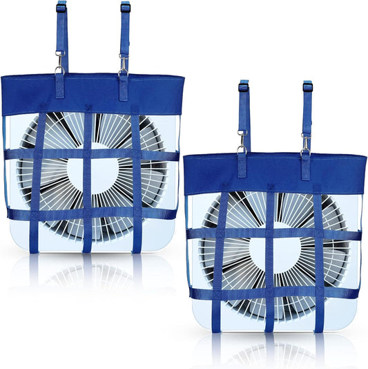 2 Pcs Classic Box Fan Holder for Horse Stall Adjustable Equine Bag Hanging Stable Supplies Metal Hook V1259-DP01-A-5599