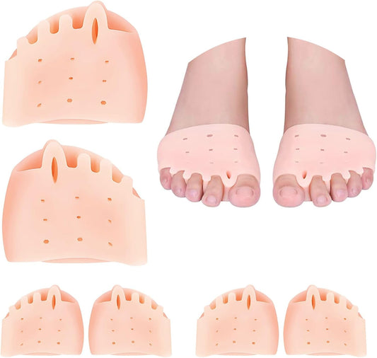 3 Pairs Metatarsal Gel Pads Ball of Foot Cushions Toe Separator Spacers Big Straighteners Bunion Corrector V1259-DP01-A-5679