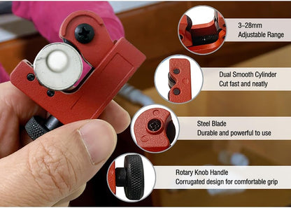 Golf Shaft Cutting Tool -Pipe Cutters Plumbing Precise Fit for Steel and Graphite Clubs V1259-DP01-A-568
