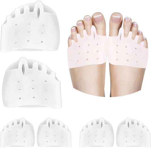 3 Pairs Metatarsal Gel Pads Ball of Foot Cushions Toe Separator Spacers Big Straighteners Bunion Corrector V1259-DP01-A-5683
