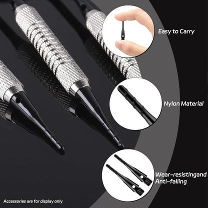 Darts Soft Tip,2BA Thread Tip Dart Point 200 Pack, Plastic Points, Sets, Accessory - V1259-DP01-A-5704