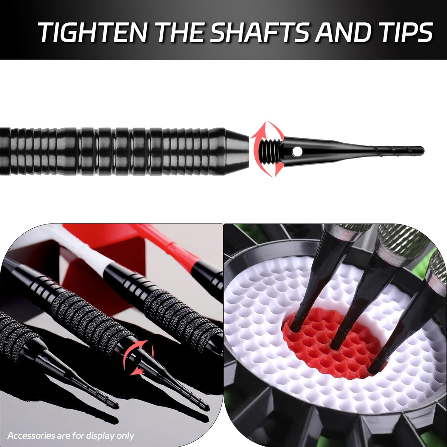 Darts Soft Tip,2BA Thread Tip Dart Point 200 Pack, Plastic Points, Sets, Accessory - V1259-DP01-A-5704
