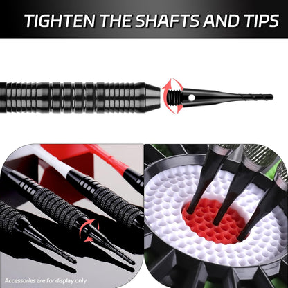 Darts Soft Tip,2BA Thread Tip Dart Point 200 Pack, Plastic Points, Sets, Accessory - V1259-DP01-A-5704