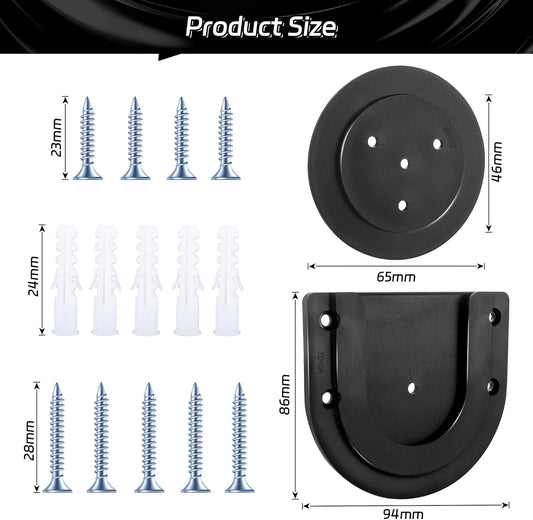 Dartboard Mounting Bracket,Dartboard Bracket Hanging Dartboards Professional,Black Black O Shaped V1259-DP01-A-5706
