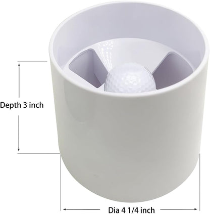 Golf Putting Cup Set with Sturdy Metal Base Practice Hole for Home Green | Indoor Training Aid to Perfect V1259-DP01-A-571