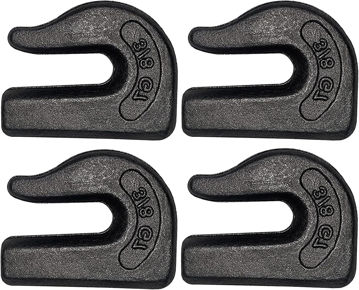 Weld On Grab Chain Hook,3/8" Hooks,Grade 70 Load Limit: 6600 lbs,for Welded onto Tractors or excavators - V1259-DP01-A-5713