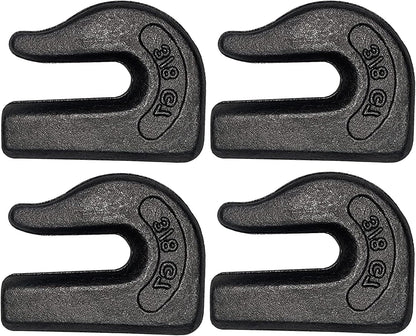 Weld On Grab Chain Hook,3/8" Hooks,Grade 70 Load Limit: 6600 lbs,for Welded onto Tractors or excavators - V1259-DP01-A-5713